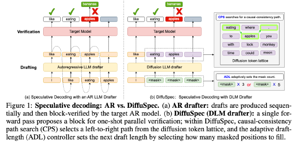DiffuSpec：解锁DLM做投机采样